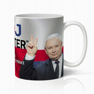 Kubek Śmieszny Prezesa Pis Jarosław Kaczyński 3