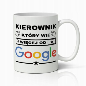 Kubek Premium Prezent Dla Kierownika Który Wie