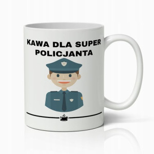 Kubek Premium Prezent Dla Super Policjanta