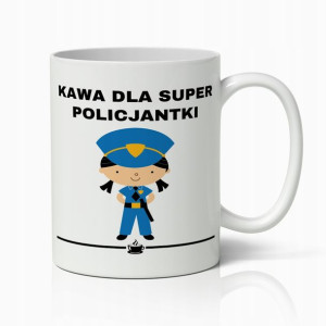 Kubek Premium Prezent Dla Super Policjantki