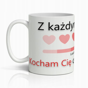 Kubek Prezent Na Walentynki I Love You Serca 12