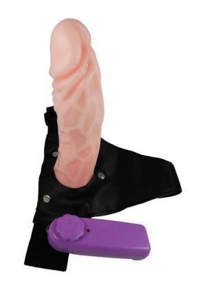 Strapon Dla Każdego Dildo Penis Z Wibracjami 16cm