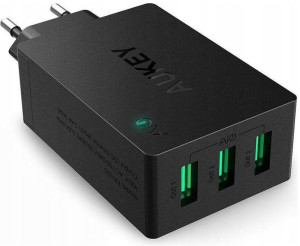 Ładowarka sieciowa AUKEY PA-U35 30W 3x USB AiPower