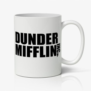 Kubek biały dla fana The Office Dunder Mifflin inc