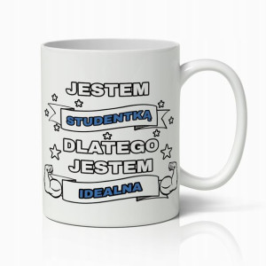 Kubek Biały Śmieszny Prezent Dla Studenta Damski