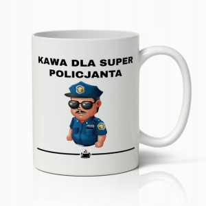 Kubek Premium Prezent Dla Super Policjanta
