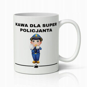 Kubek Premium Prezent Dla Super Policjanta