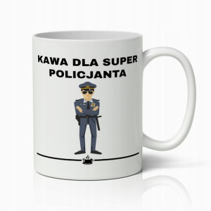 Kubek Premium Prezent Dla Super Policjanta