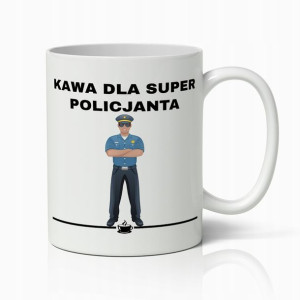 Kubek Premium Prezent Dla Super Policjanta