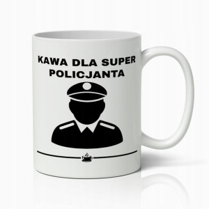 Kubek Premium Prezent Dla Super Policjanta