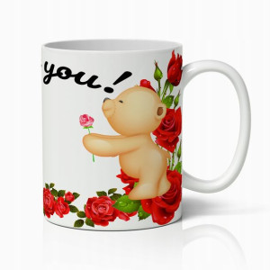 Kubek Prezent Na Walentynki I Love You Misie 16