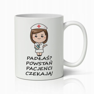 Kubek Śmieszny Prezent Dla Pielęgniarki Do Pracy