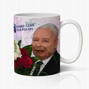 Kubek Śmieszny Prezesa Pis Jarosław Kaczyński