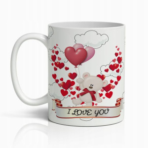 Kubek Super Prezent Na Walentynki Miś I Love You 2