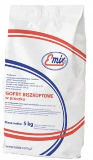 Gofry biszkoptowe w proszku Emix 5 kg