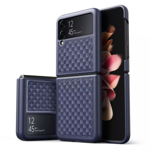 Dux Ducis Venice skórzane etui do Samsung Galaxy Z Flip 3 niebieski