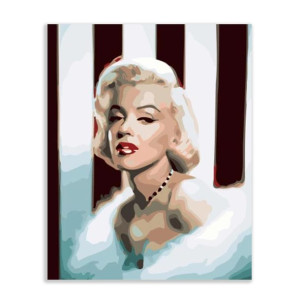 Marilyn Monroe - Malowanie po Numerach
