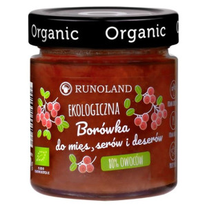 Borówka 80% owoców do mies, serów i deserów Runoland BIO, 200g