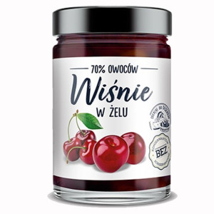 Wiśnie w żelu Helcom, 320g