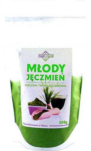 Młody jęczmień proszek Suplement diety Soul-Farm