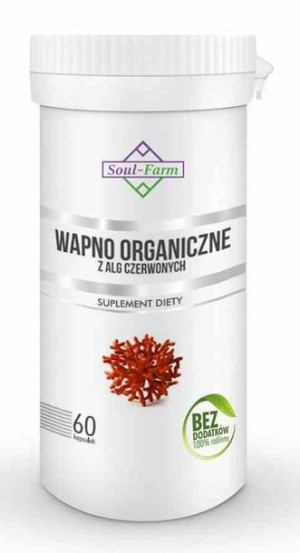 Wapno Organiczne 60 Kapsułek (800 Mg) - Soul Farm