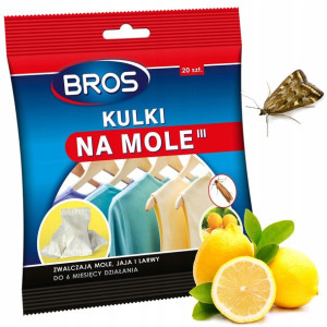 Bros Kulki Zapach Środek Na Mole Do Szafy Odzieży