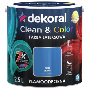Farba Clean&Color Blue Jeans 2,5L Dekoral