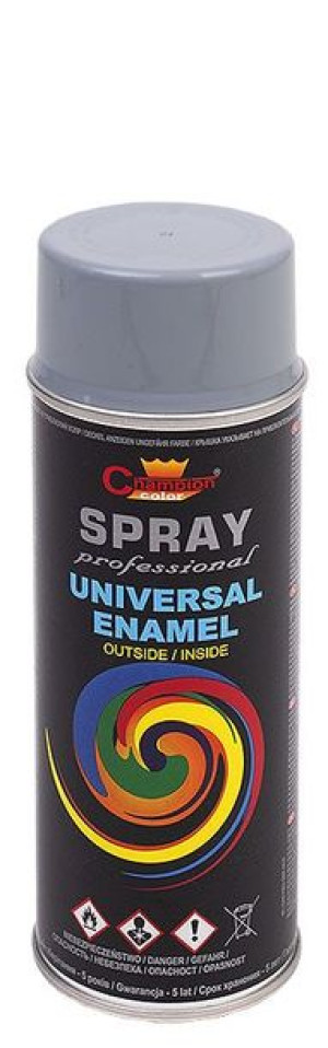 Spray Uniwersalny Szary Ral 7001 400 ml Champion