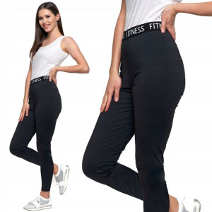 Moraj Legginsy Sportowe z napisem 2500-003 L/XL
