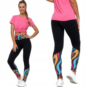 Moraj Legginsy Wysoki Stan 1800-005 Zdobione S/M