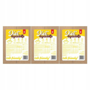 3x Makaron Konjac Diet Tagliatelle 1kg Cheat Meal