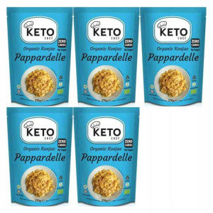5x Makaron Keto Konjac Pappardelle Bio 200g Keto