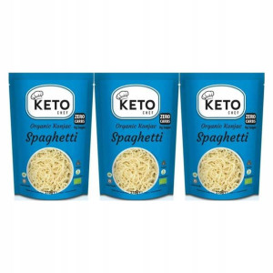 3x Makaron Keto Konjac Spaghetti Bio 200g KetoChef