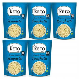 5x Makaron Keto Konjac Spaghetti Bio 200g KetoChef