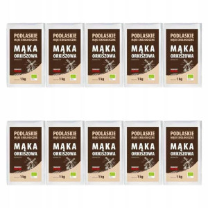 10x Polska Mąka Orkiszowa Razowa Bio 1kg TYP 2000