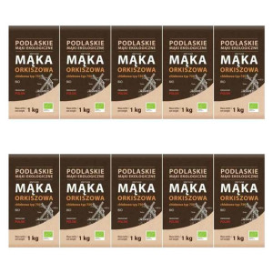 10x Mąka Orkiszowa Chlebowa Bio 1kg TYP 750