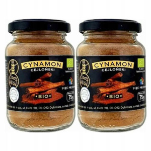 2x Cynamon Cejloński Bezglutenowy BIO 75g 5Przem