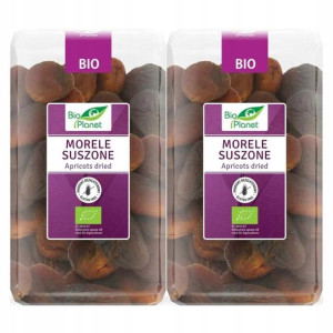 2x Morele Suszone Bezglutenowe Bio 1kg Bio Planet