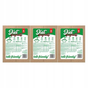 3x Makaron Konjac Diet Spaghetti 1kg - Cheat Meal