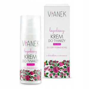 Łagodzący Krem na Noc Cera Podrażniona 50ml Vianek