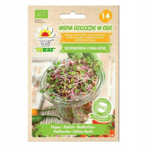 Nasiona na Kiełki Rzodkiewka China Rose BIO 20g