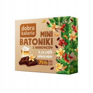 Mini Batoniki z Nerkowców Latte Waniliowe 6x17g