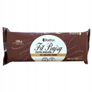 FitBajsy Waniliowe Ciasteczka Bez Cukru 120g Bart