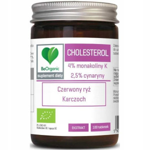 CHOLESTEROL (Czerwony Ryż, Karczoch) Bio 100Tab Be