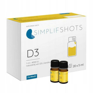 SimplifShots D3 20 Fiolek - Formeds