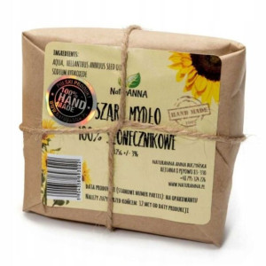 Szare Mydło 100% Słonecznikowe 125g - NaturAnna
