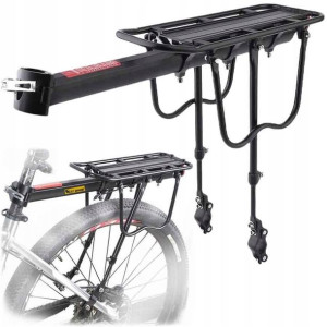 Bagażnik Rowerowy Tylny Aluminium Uniwersalny 50kg