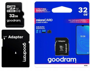 Karta Pamięci Goodram 32 Gb Micro Sd Hc Class 10