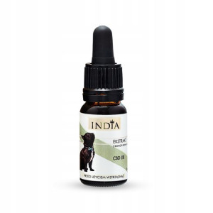 India Cbd Ekstrakt Z Konopi Dla Pieska 5% 10 Ml