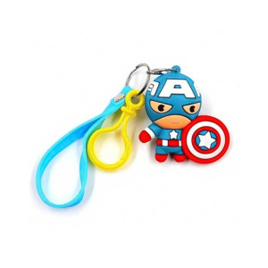 Marvel Puchaty Breloczek Do Kluczy Kapitana Ameryki